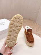 Prada Suede Loafers
