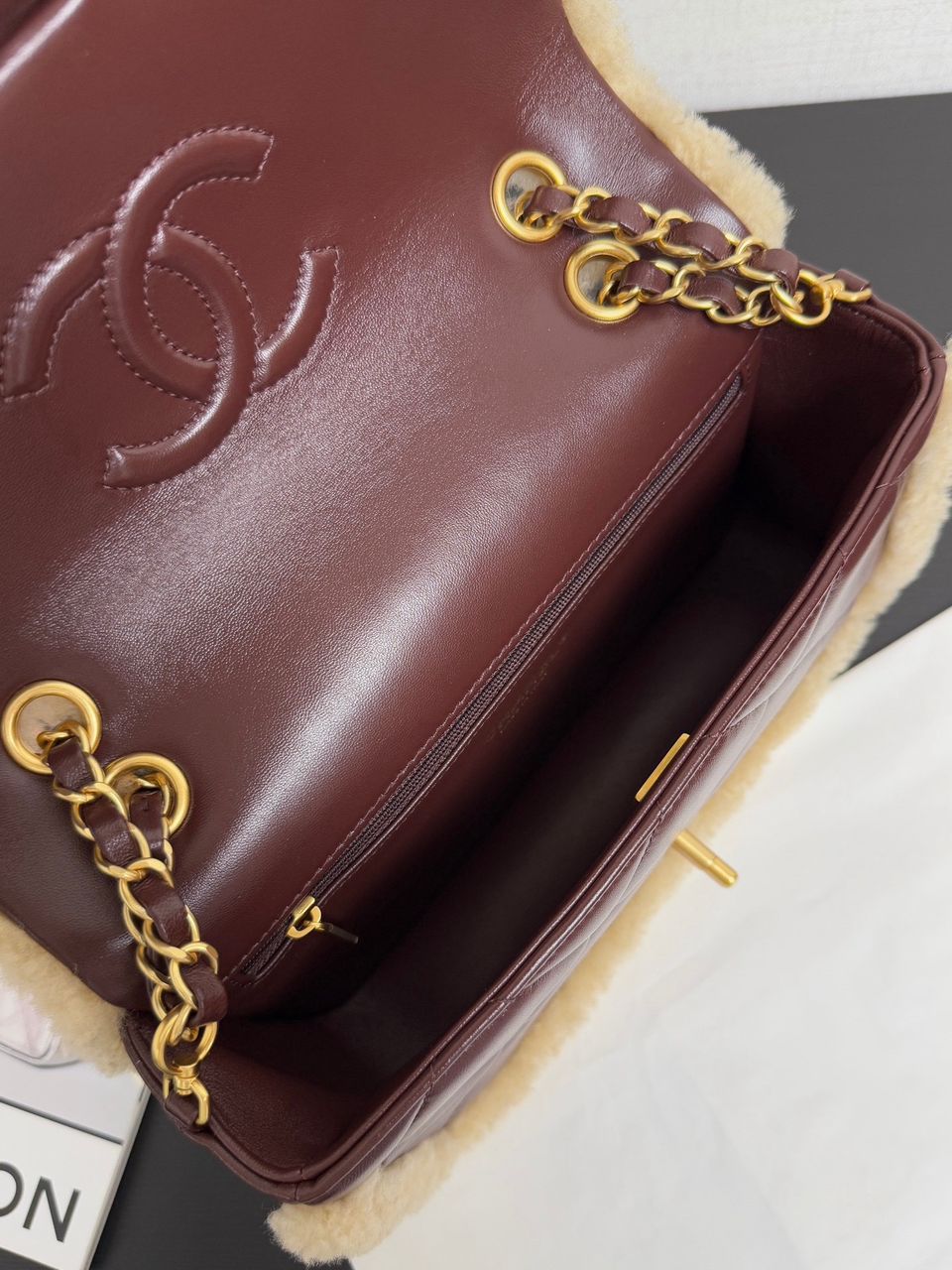 Chanel Shearling Flap