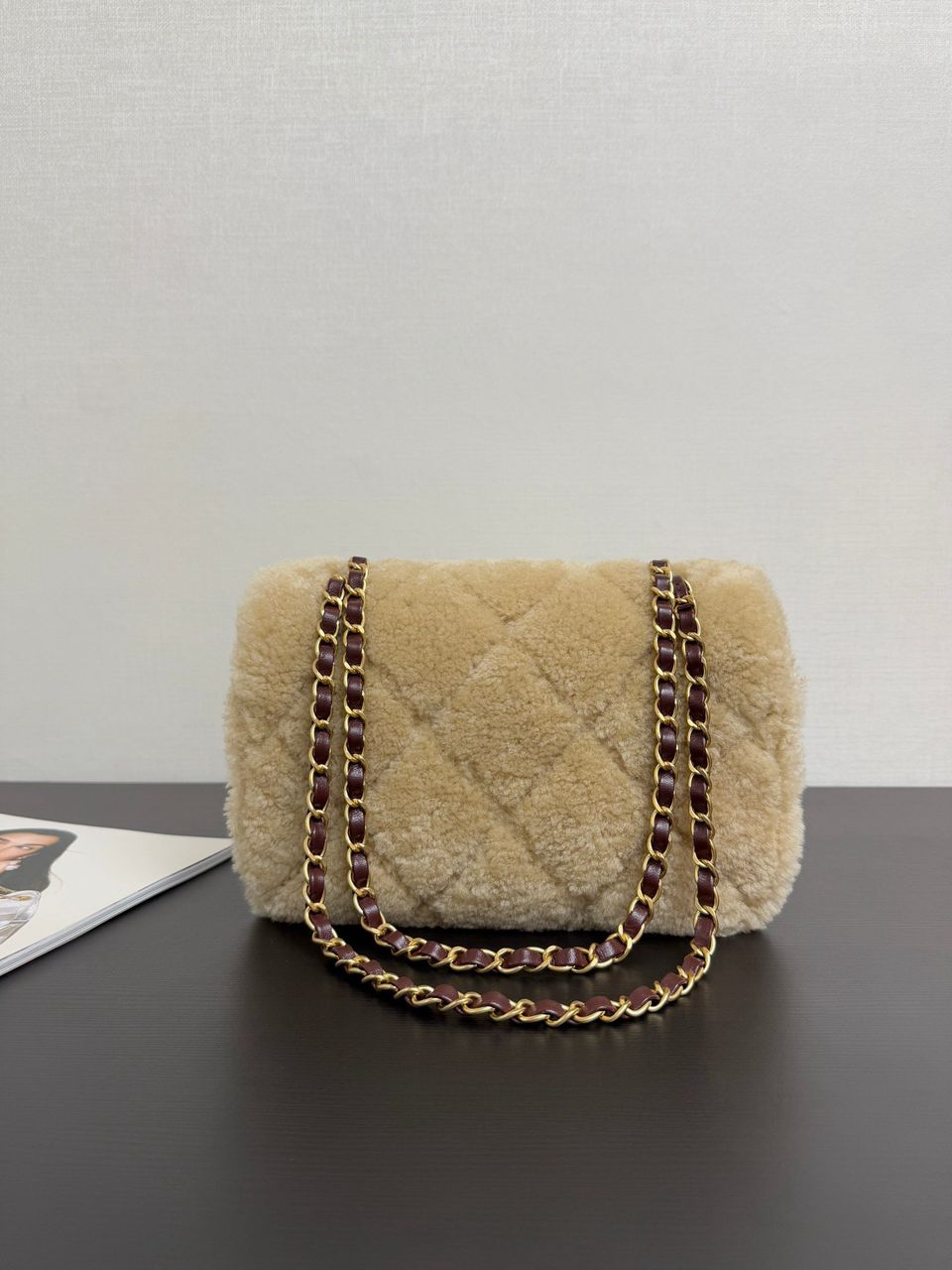 Chanel Shearling Flap