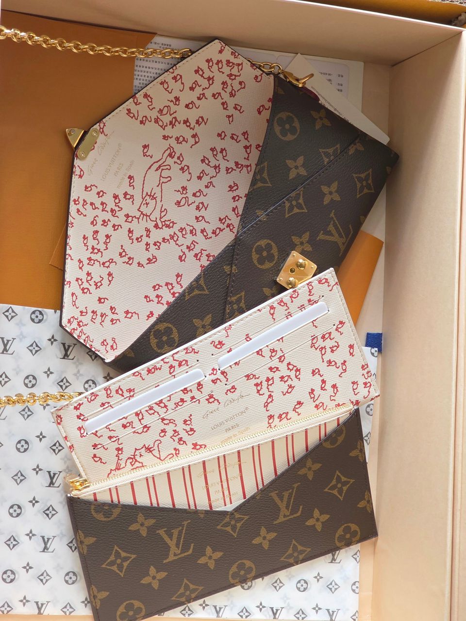 Bolsa Louis Vuitton Kirigami Organizer On Chain