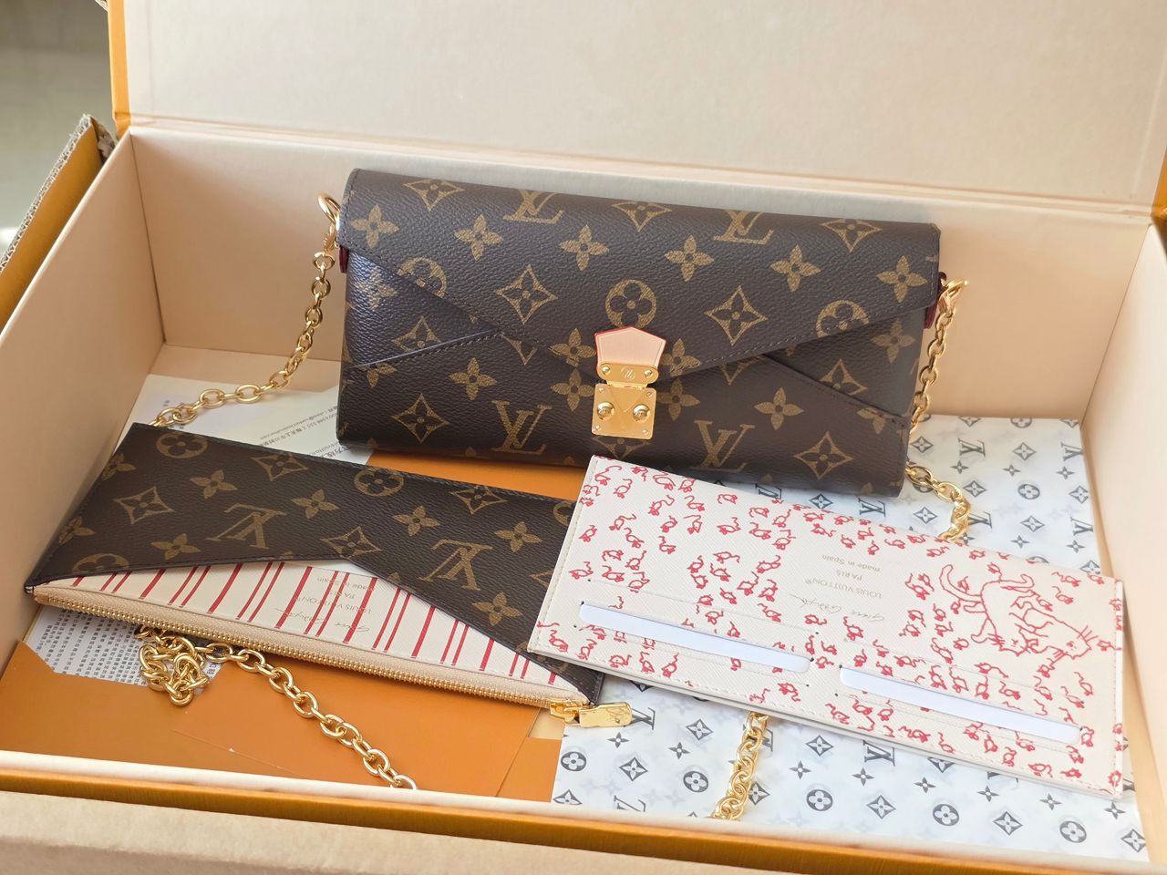 Bolsa Louis Vuitton Kirigami Organizer On Chain