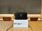 Chanel Top Handle Vanity Case black