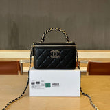 Chanel Top Handle Vanity Case black
