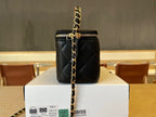 Chanel Top Handle Vanity Case black