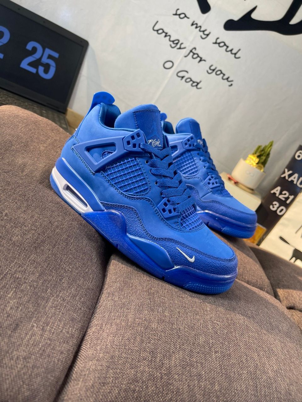 Air Jordan 4 Nigel Sylvester "Royal" ( Pronta entrega )