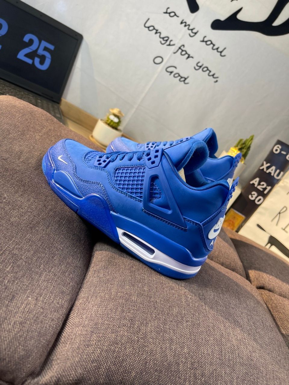 Air Jordan 4 Nigel Sylvester "Royal" ( Pronta entrega )