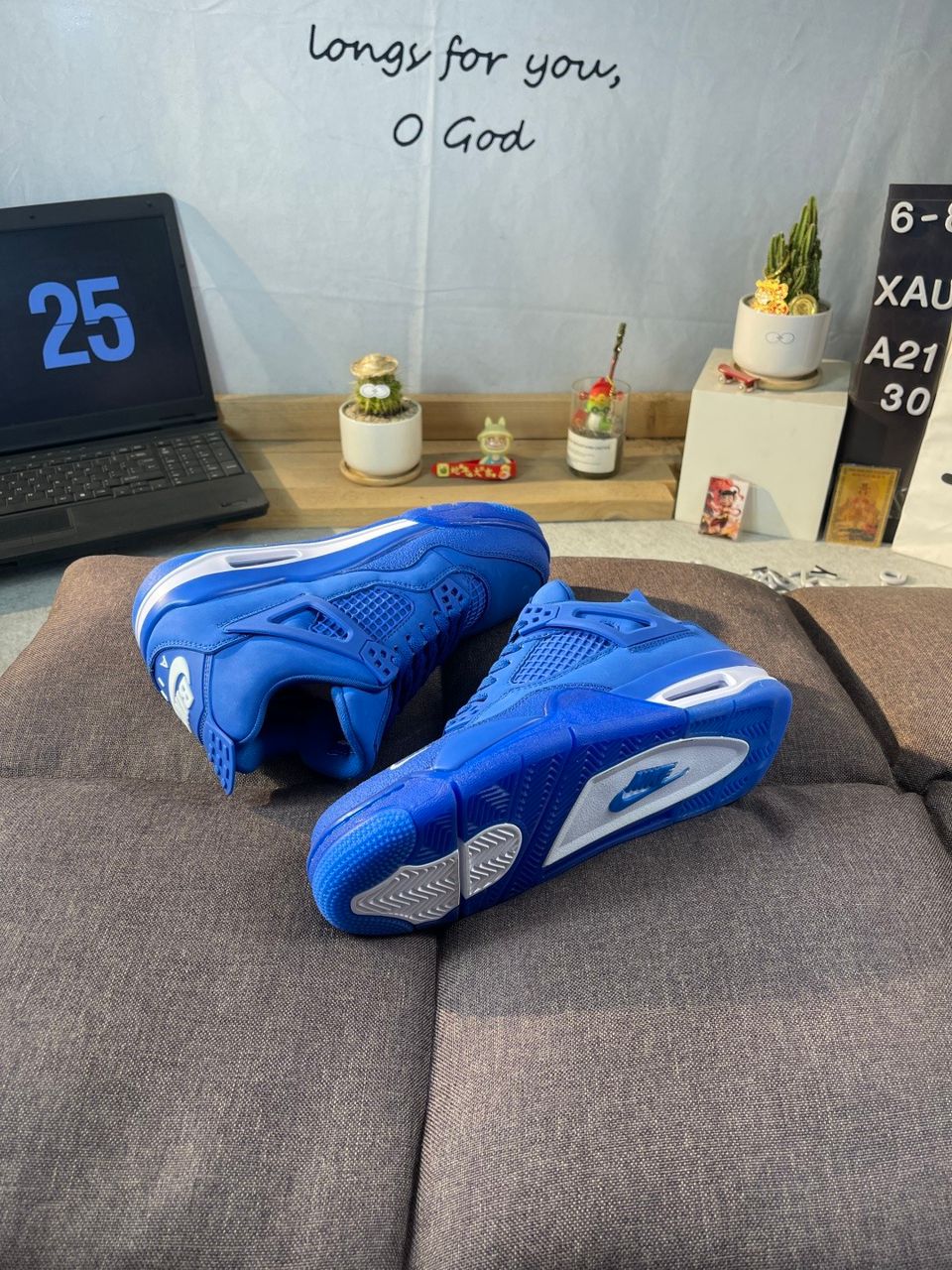 Air Jordan 4 Nigel Sylvester "Royal" ( Pronta entrega )