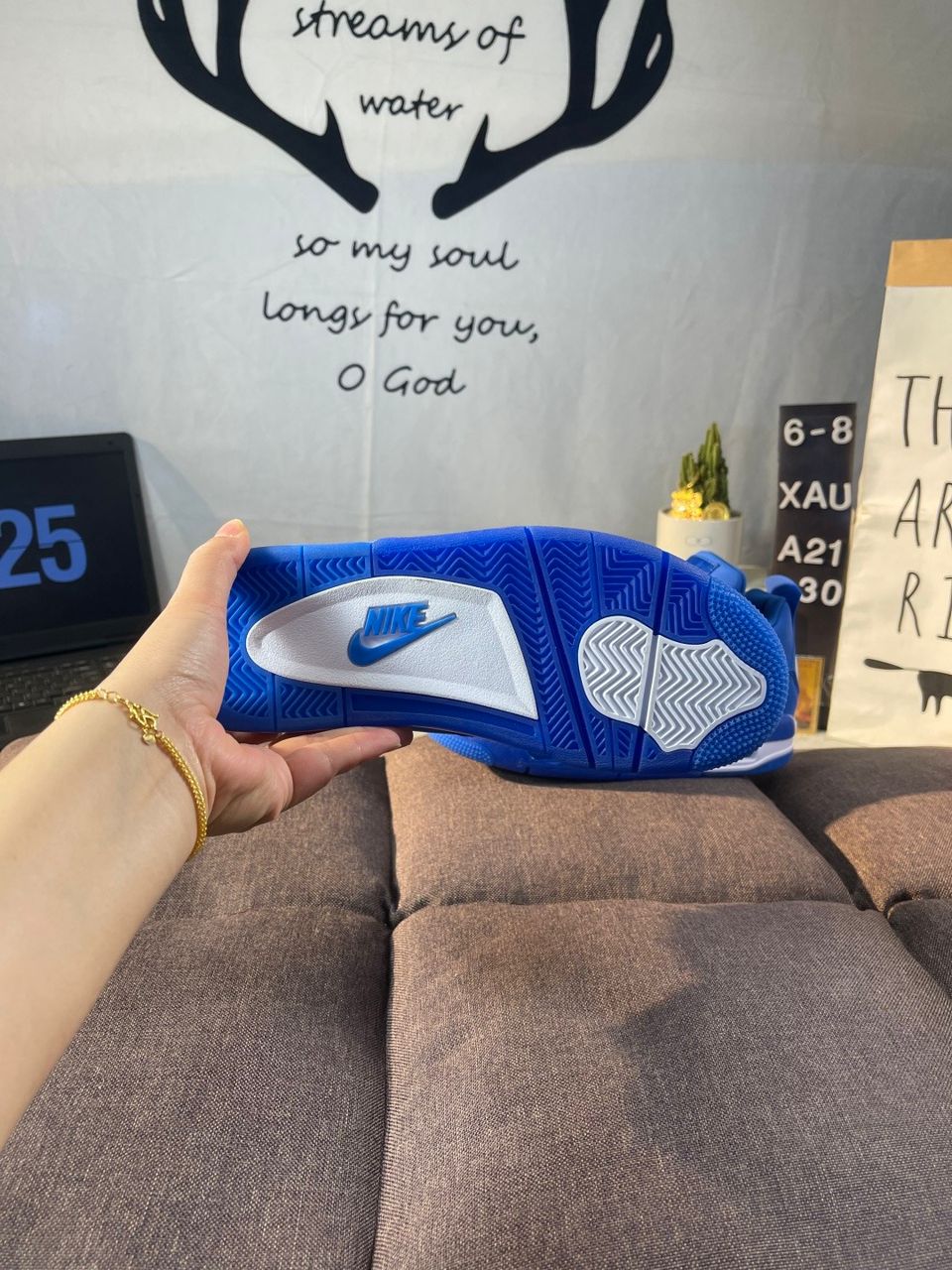 Air Jordan 4 Nigel Sylvester "Royal" ( Pronta entrega )