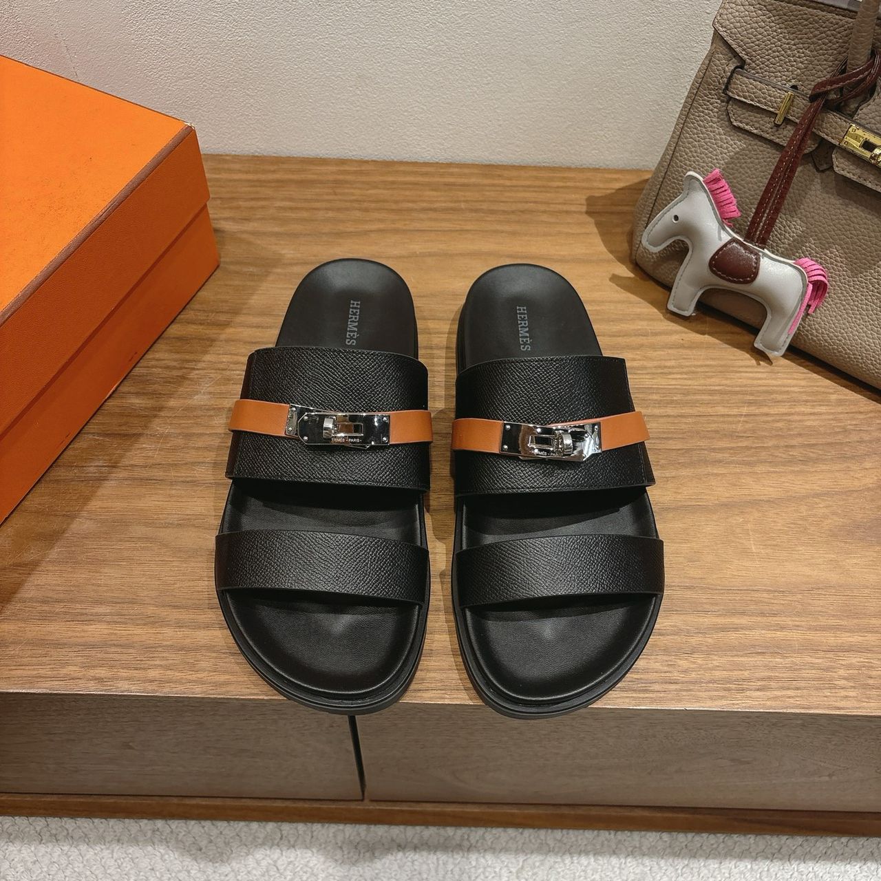 Hermes Milano Black and Brown