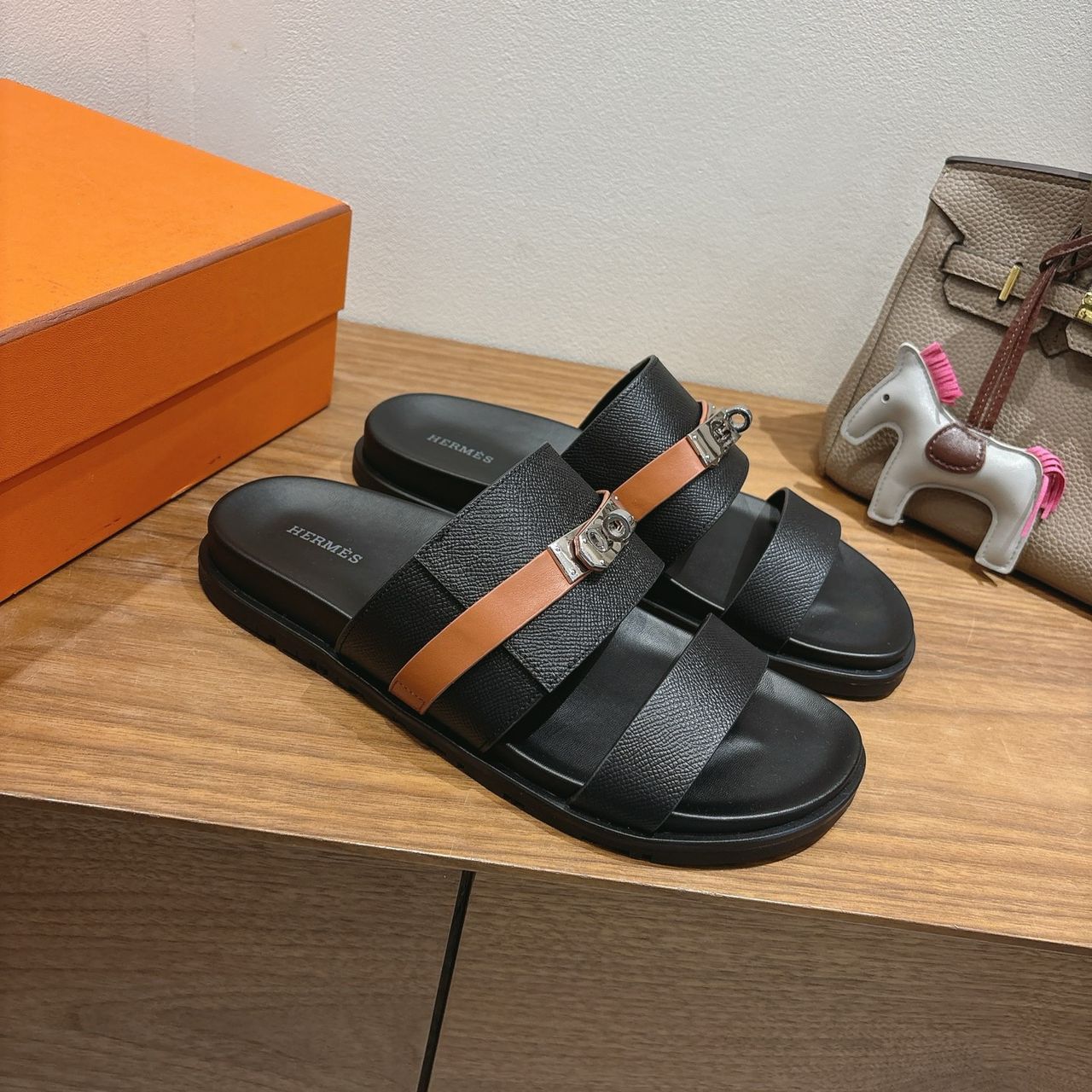 Hermes Milano Black and Brown