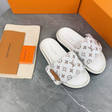 Chinelo Meia-pata Pool Pillow white