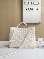 Bottega Veneta Andiamo Bag Medium White