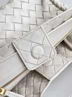 Bottega Veneta Andiamo Bag Medium White