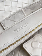 Bottega Veneta Andiamo Bag Medium White