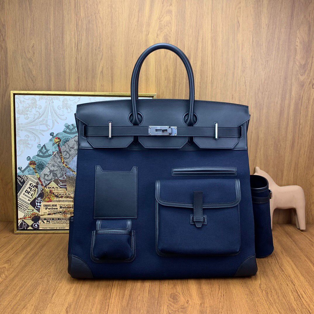 Hermès Haut à Courroies Blue