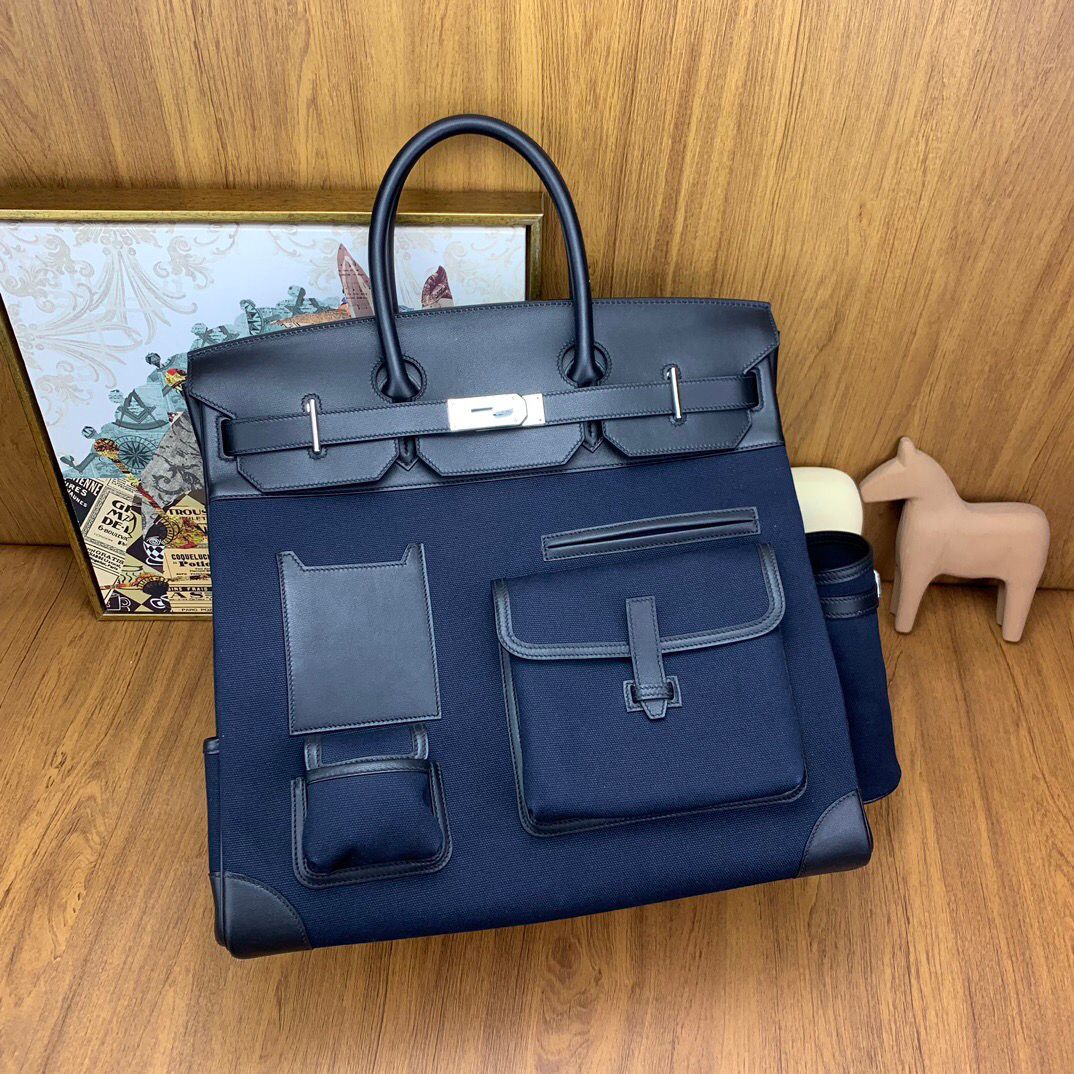 Hermès Haut à Courroies Blue