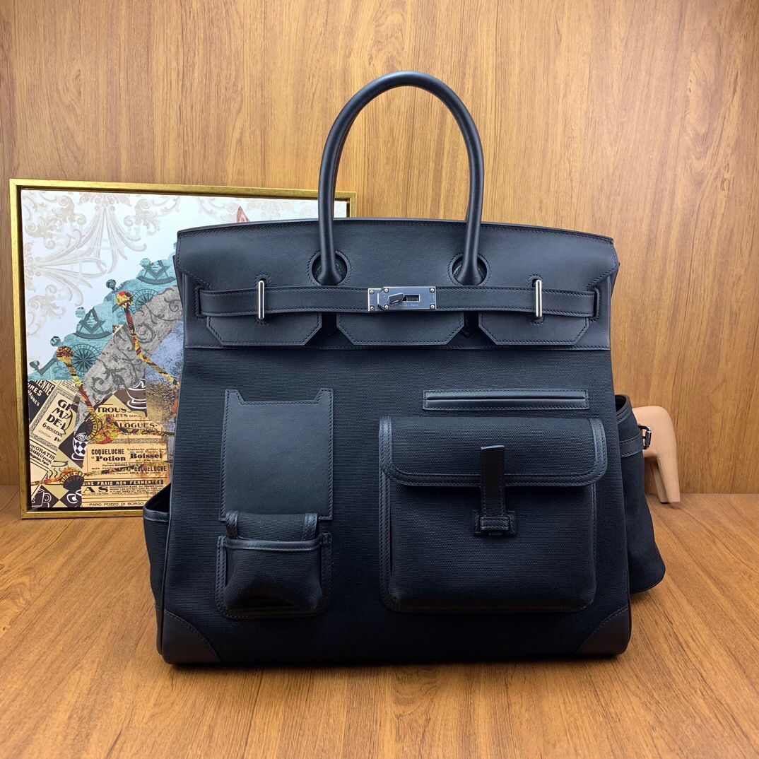 Hermès Haut à Courroies Black