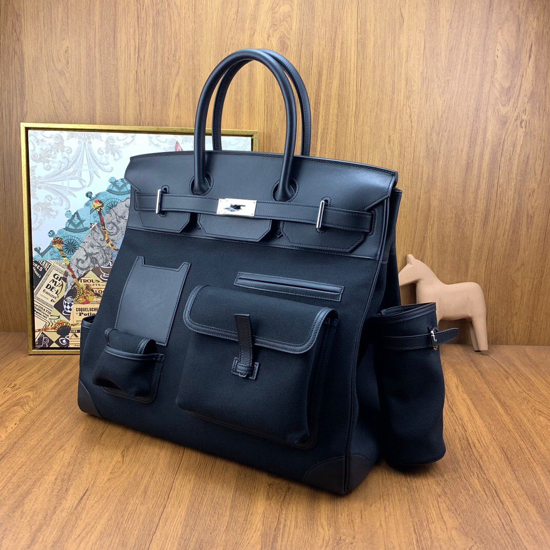 Hermès Haut à Courroies Black