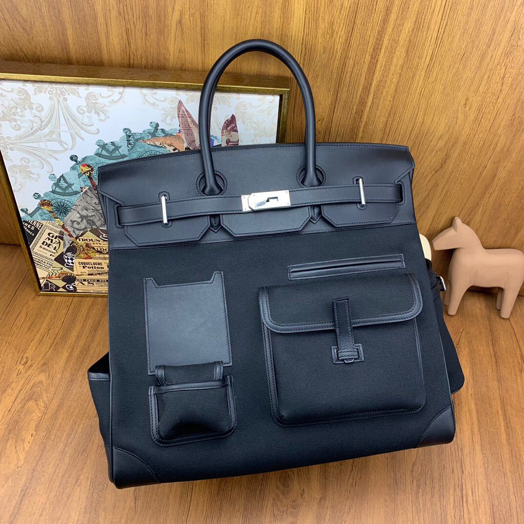 Hermès Haut à Courroies Black