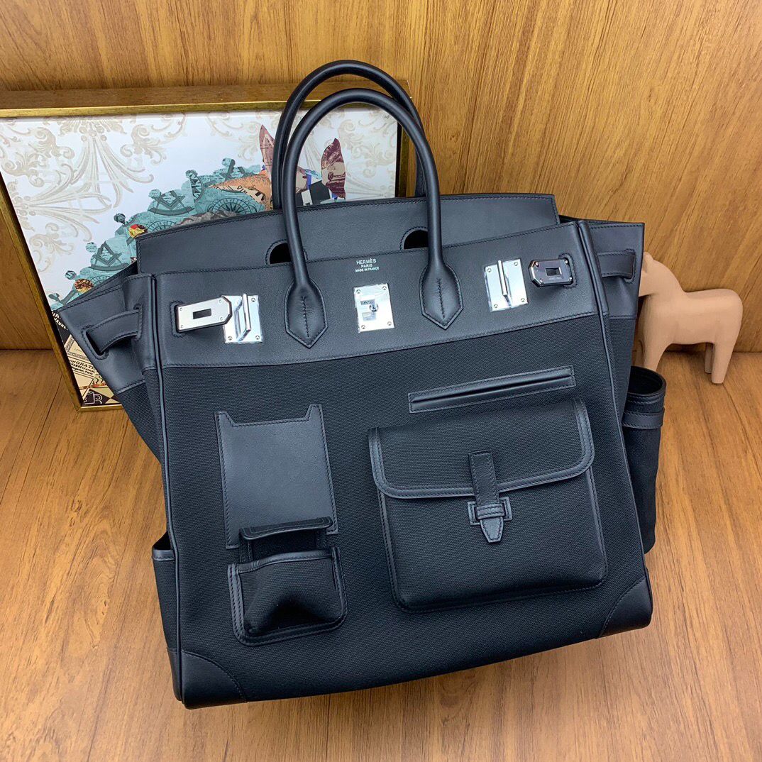 Hermès Haut à Courroies Black