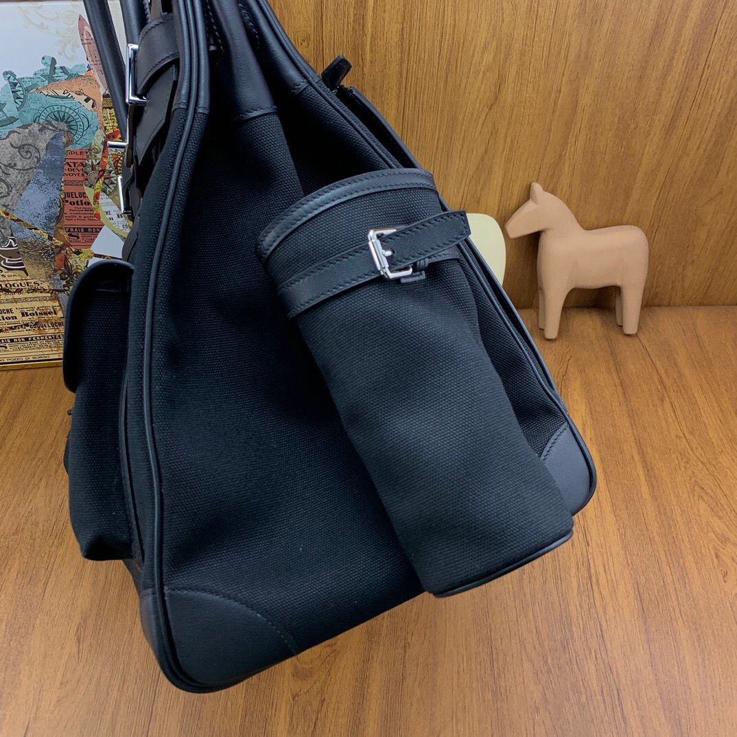 Hermès Haut à Courroies Black