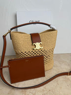 Bolsa Celine Bucket Louise Pequena
