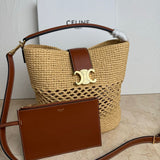 Bolsa Celine Bucket Louise Pequena