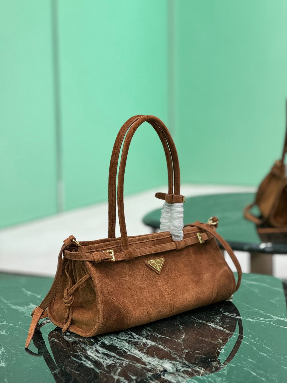 Bolsa Prada Richard Camurça