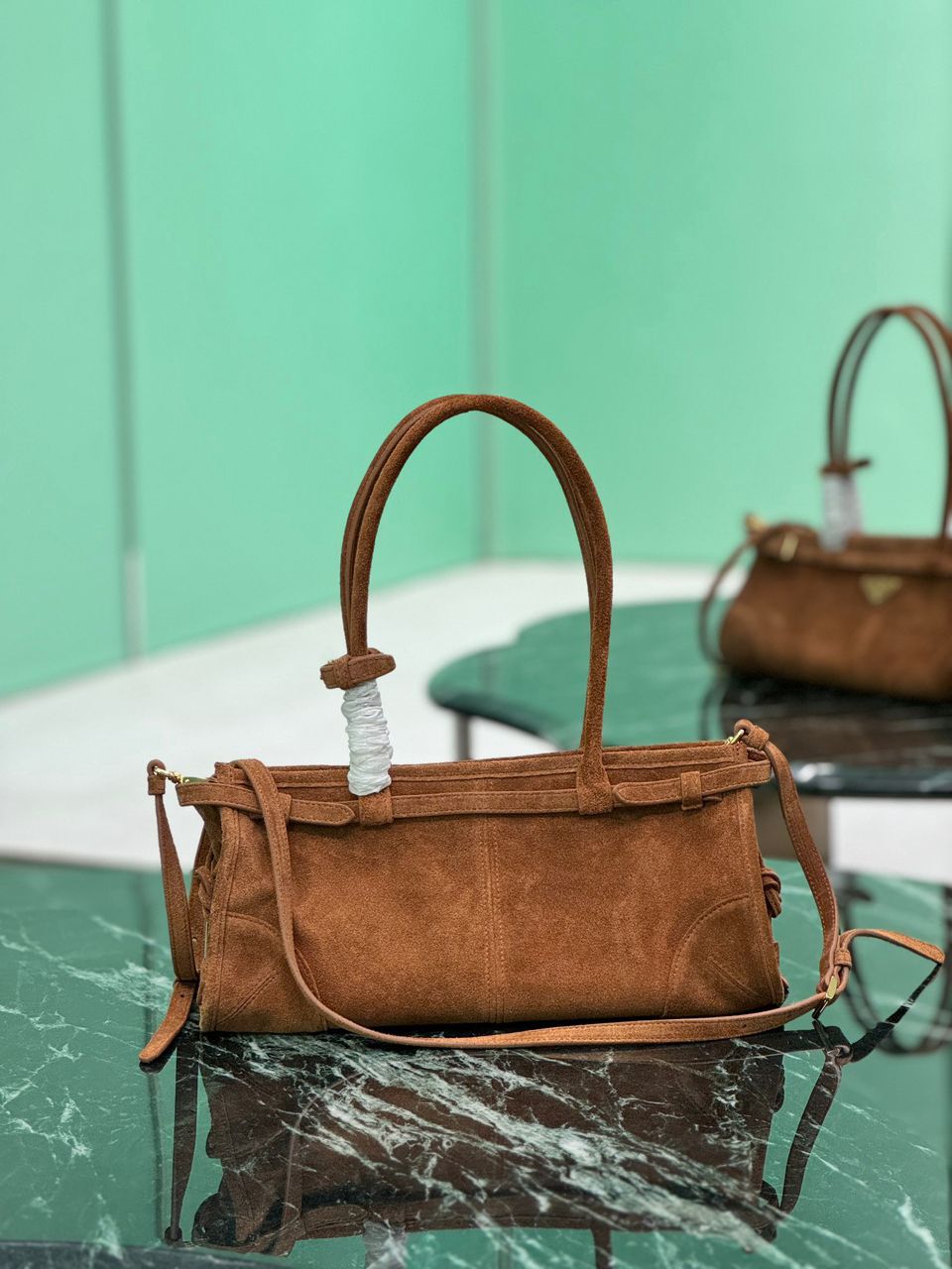 Bolsa Prada Richard Camurça