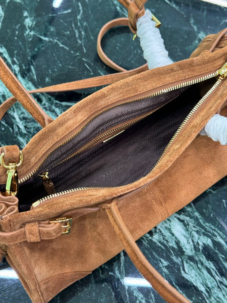 Bolsa Prada Richard Camurça