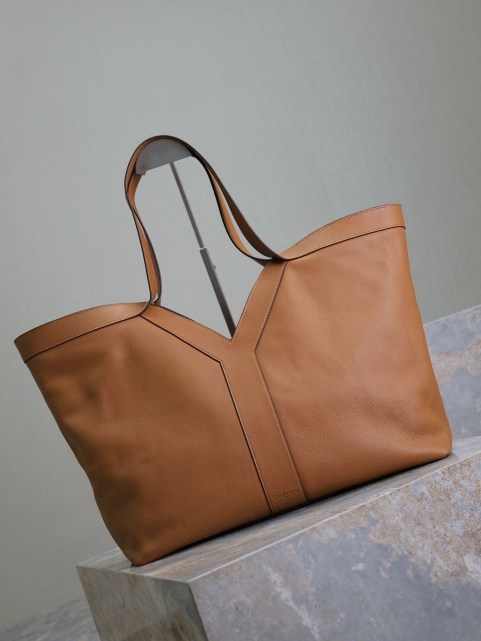 Bolsa Saint Laurent Y Large Tote Couro