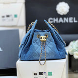 Bolsa CHANEL 25 Cyan Blue
