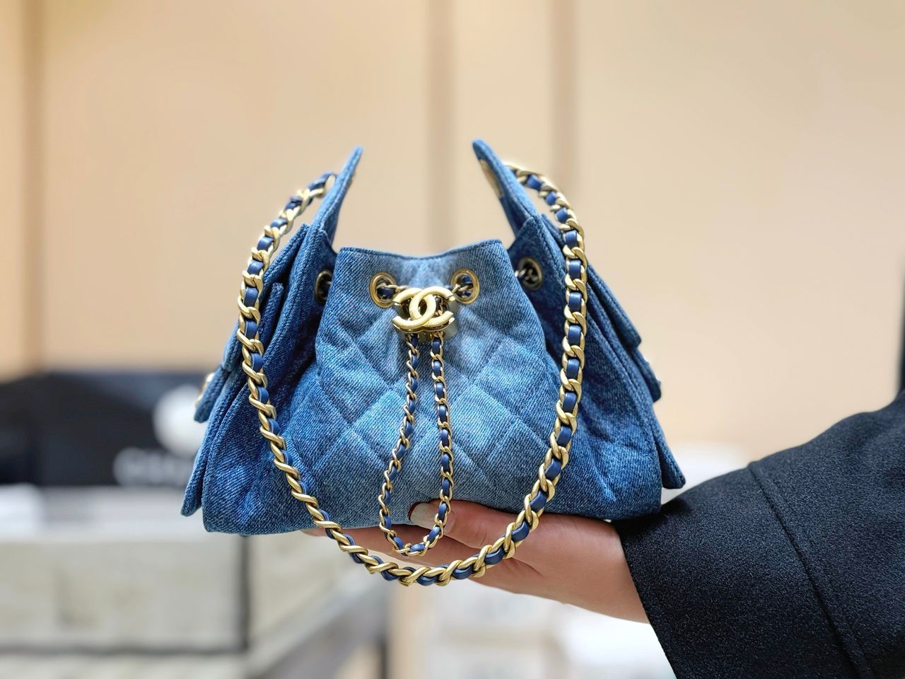 Bolsa CHANEL 25 Cyan Blue