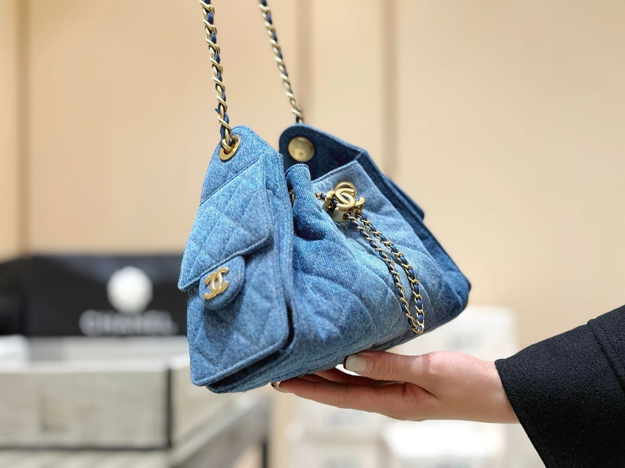 Bolsa CHANEL 25 Cyan Blue