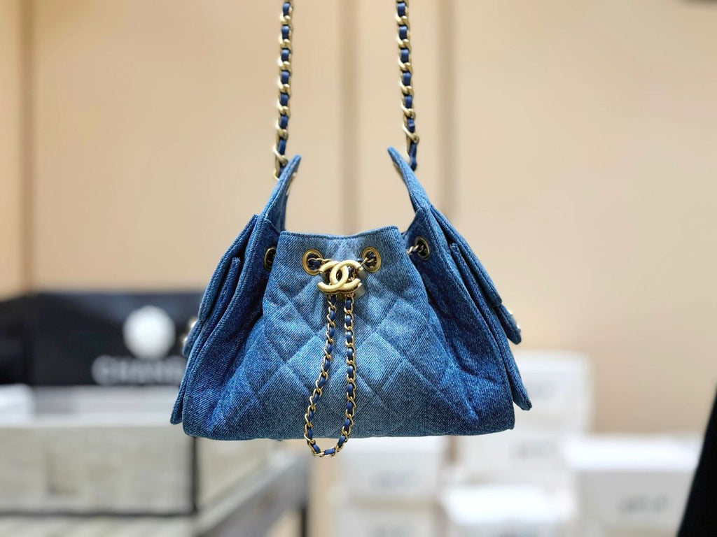 Bolsa CHANEL 25 Cyan Blue