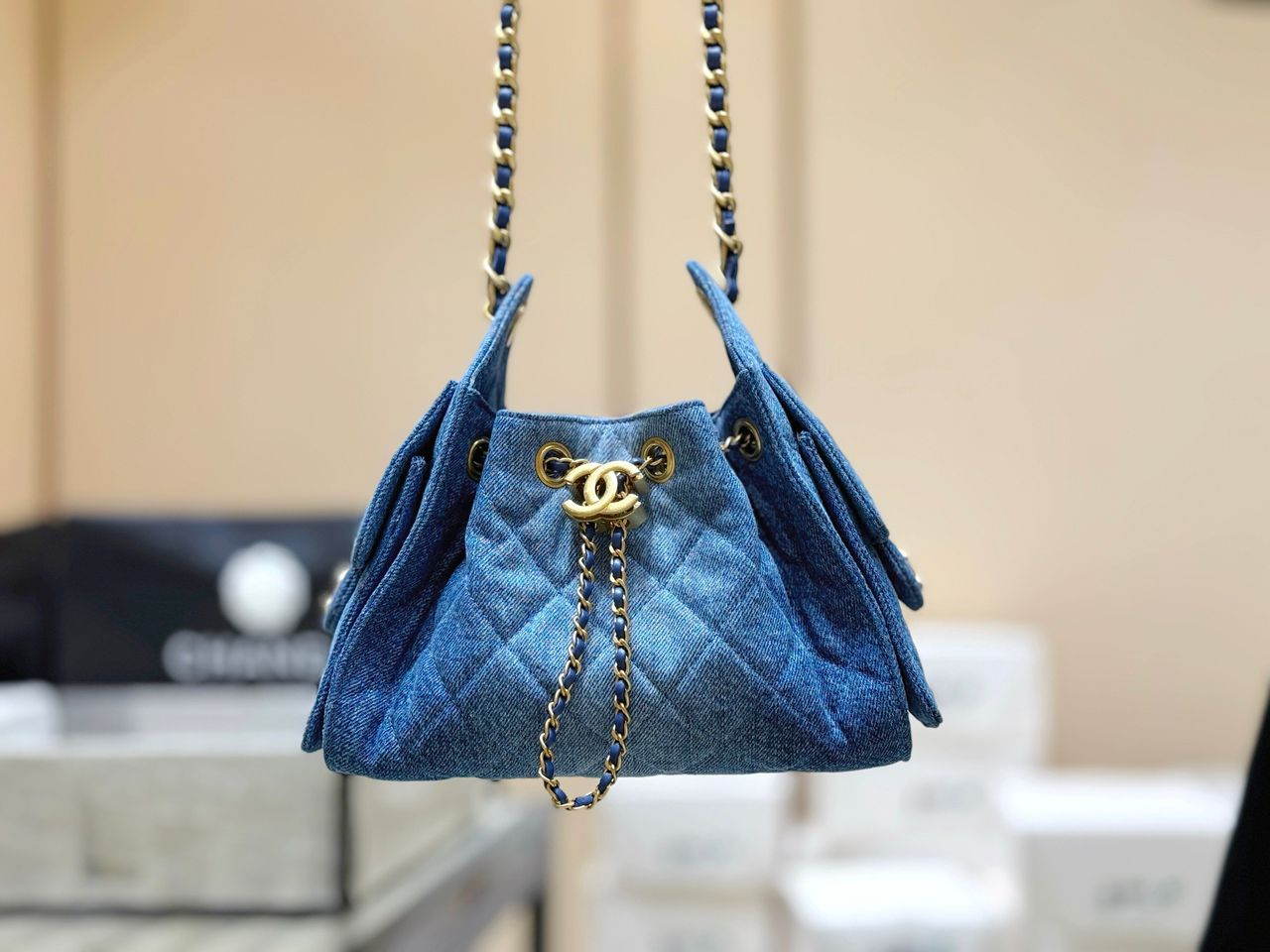 Bolsa CHANEL 25 Cyan Blue