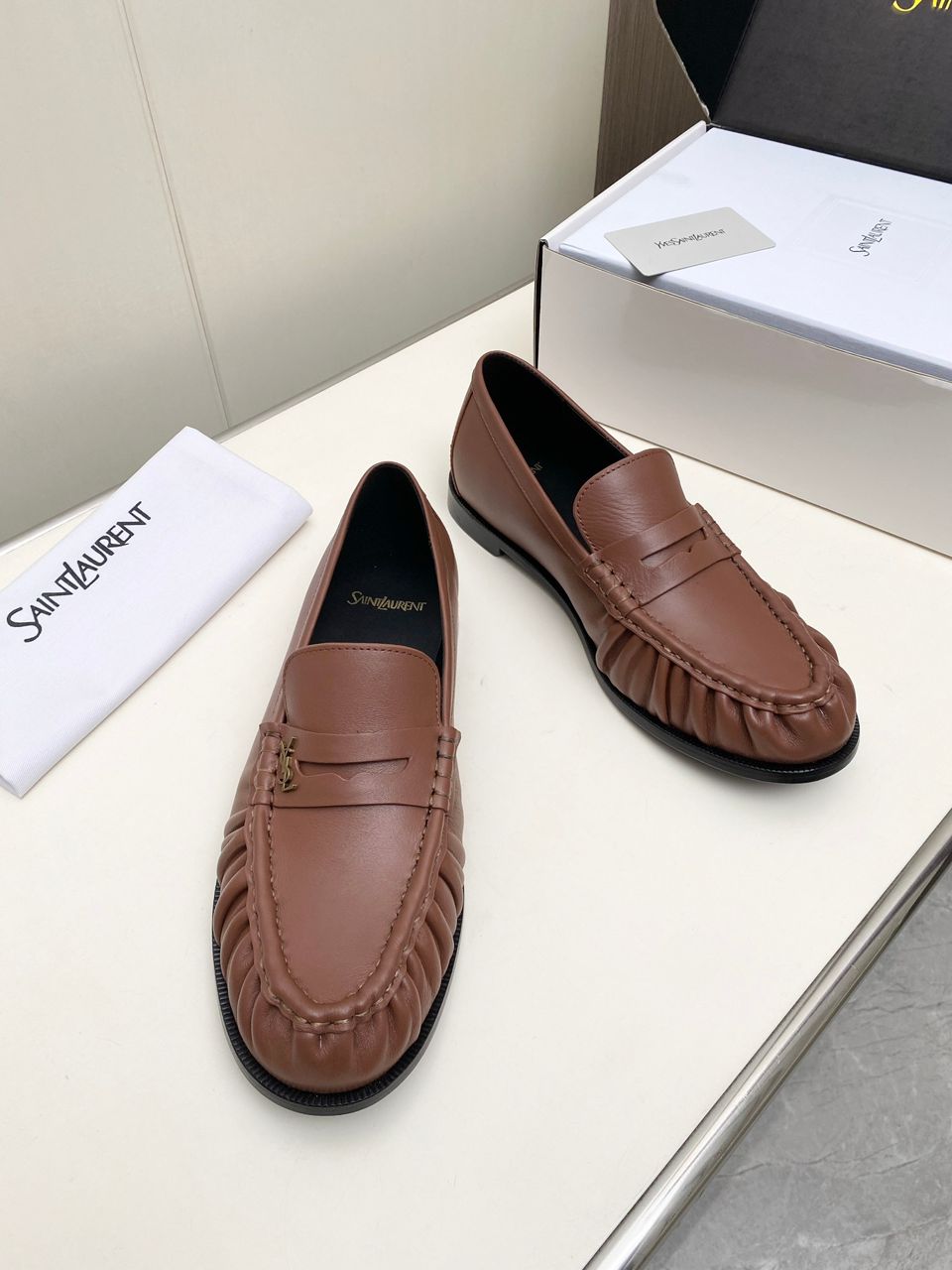 YSL Mocassim Le Loafer Brown