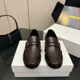 YSL Mocassim Le Loafer Brown Matte