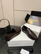 YSL Mocassim Le Loafer Brown Matte