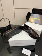 YSL Mocassim Le Loafer Brown Matte