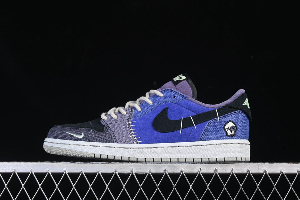 Air Jordan 1 Low Voodoo Flax and Oil Purple DZ7292-200.
