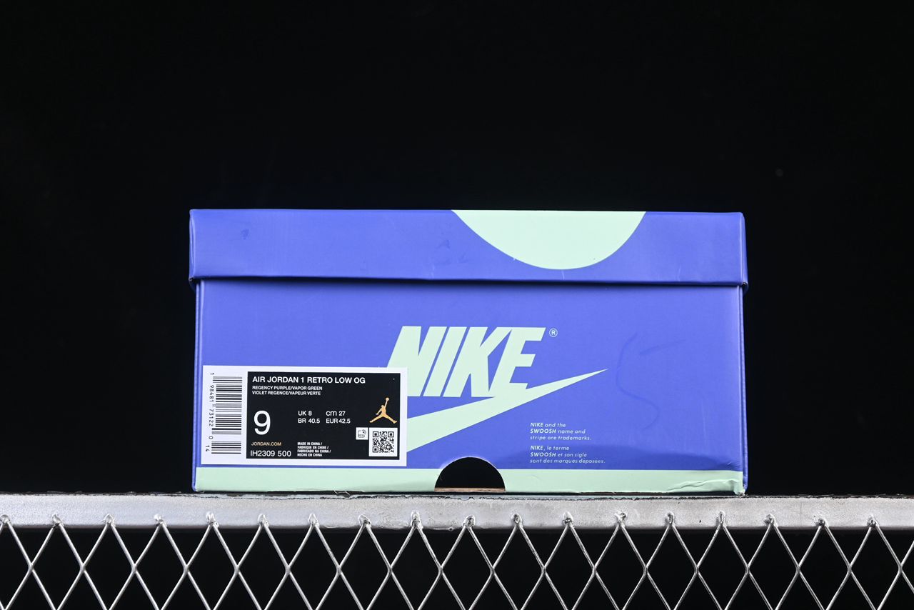 Air Jordan 1 Low Voodoo Flax and Oil Purple DZ7292-200.