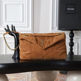 Yves Saint Laurent Medium Puffer Leather Camel ..