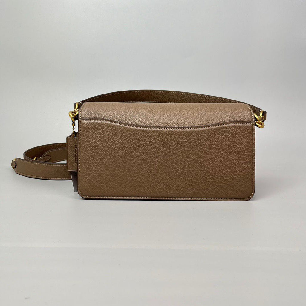 Coach Tabby Shoulder Bag Mini Leather Brown