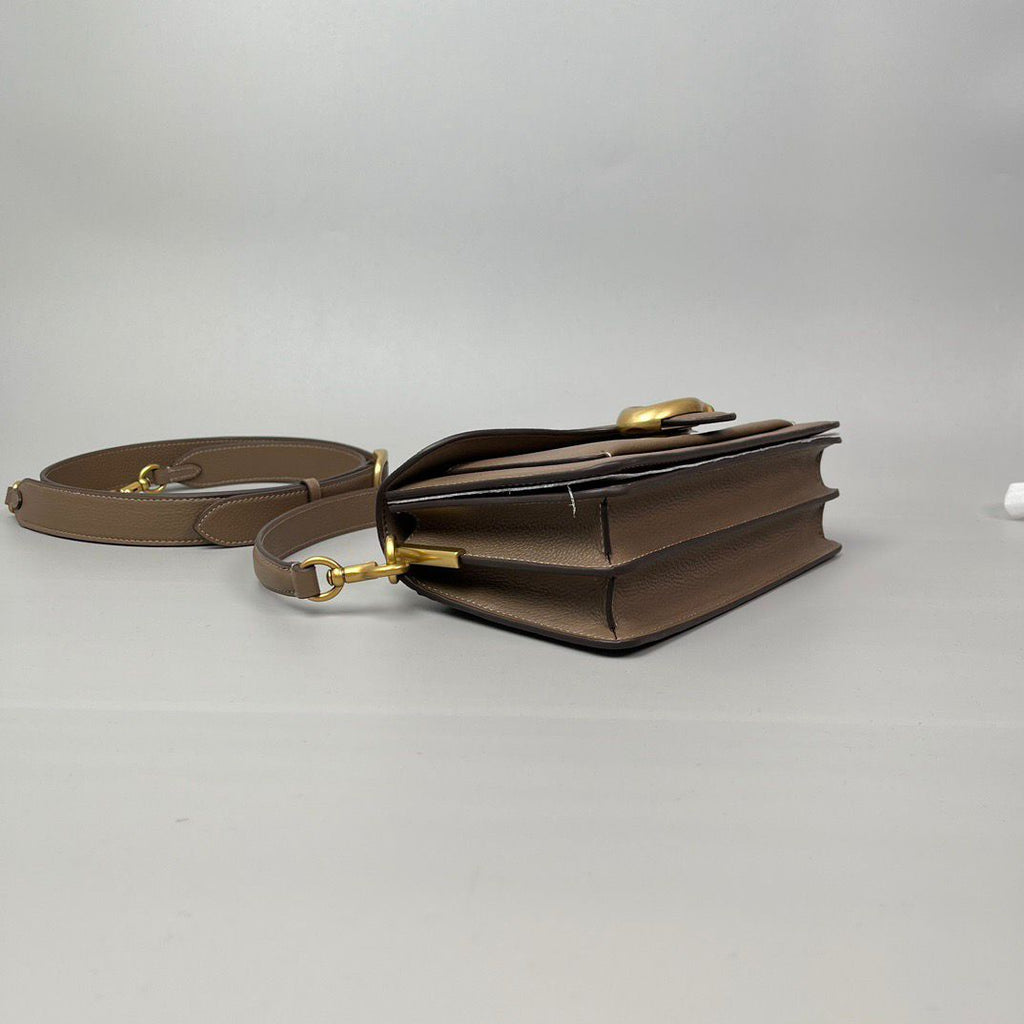 Coach Tabby Shoulder Bag Mini Leather Brown