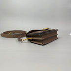 Coach Tabby Shoulder Bag Mini Leather Brown