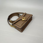 Coach Tabby Shoulder Bag Mini Leather Brown