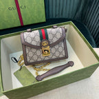 Gucci GG Supreme Mini Shoulder Bag Web Stripe .