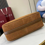 Gucci GG Shoulder Bag Canvas Brown .