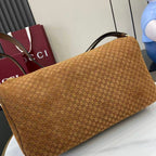 Gucci GG Shoulder Bag Canvas Brown .